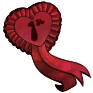1st Place Heart Rosette 2026