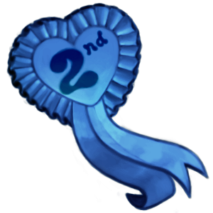 2nd Place Heart Rosette 2026