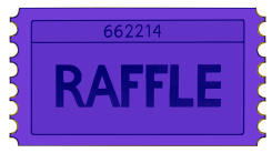 Purple Raffle Ticket 2025